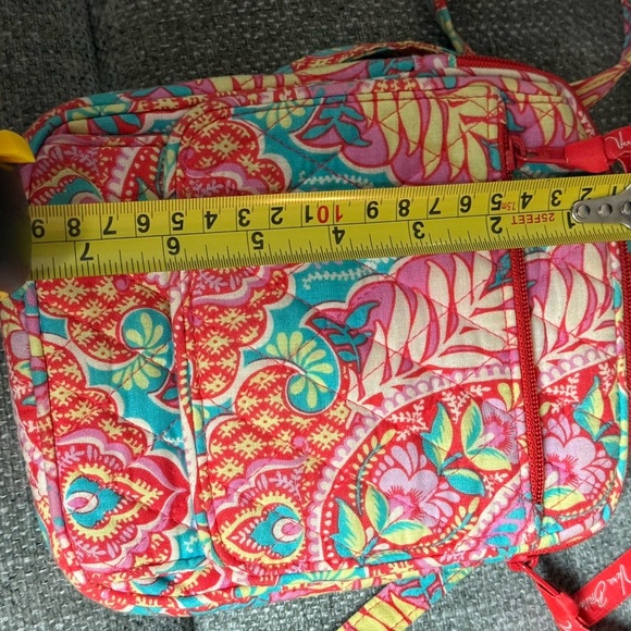 Vera Bradley Mini Hipster crossbody bag Retired Paisley in Paradise pattern - Picture 8 of 9